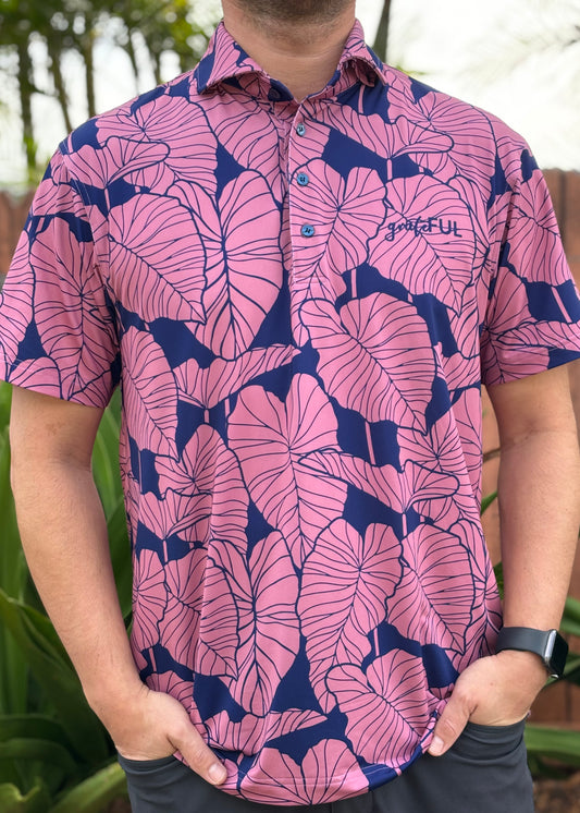 Men's Pink Kalo Polo