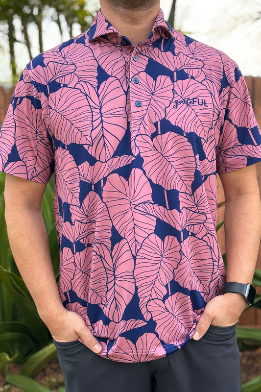 Men's Pink Kalo Polo